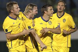 Расположение шведов во время ЕВРО 2012